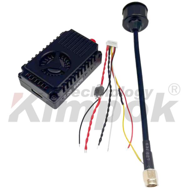 ALV7000AC 6.1GHz 7.2GHz 7W Video Transmitter High Power 64CH 7G VTX for FPV and Drone Applications PEAK THOR