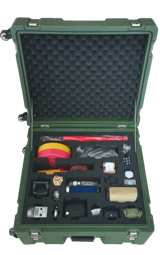 Easy Moving PE Military Carrier Double Financial Desk Military Case Dustproof