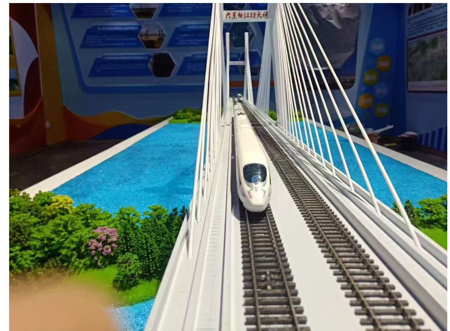 Elevated Bridge Scale Model 1:50 1:100 1:500 Bridge Building Model