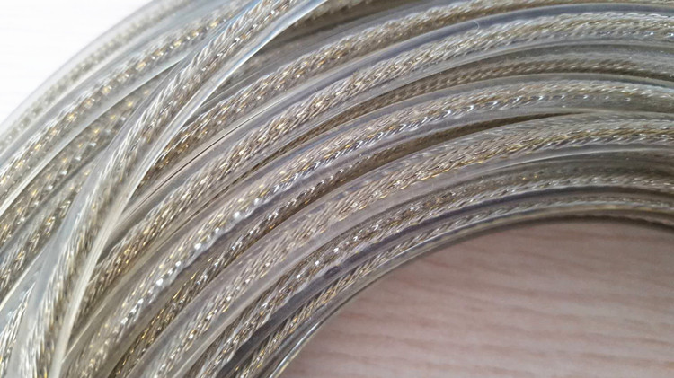 1.8mm 5.5mm PVC Coated Copper Steel Wire Open Top Container Cables