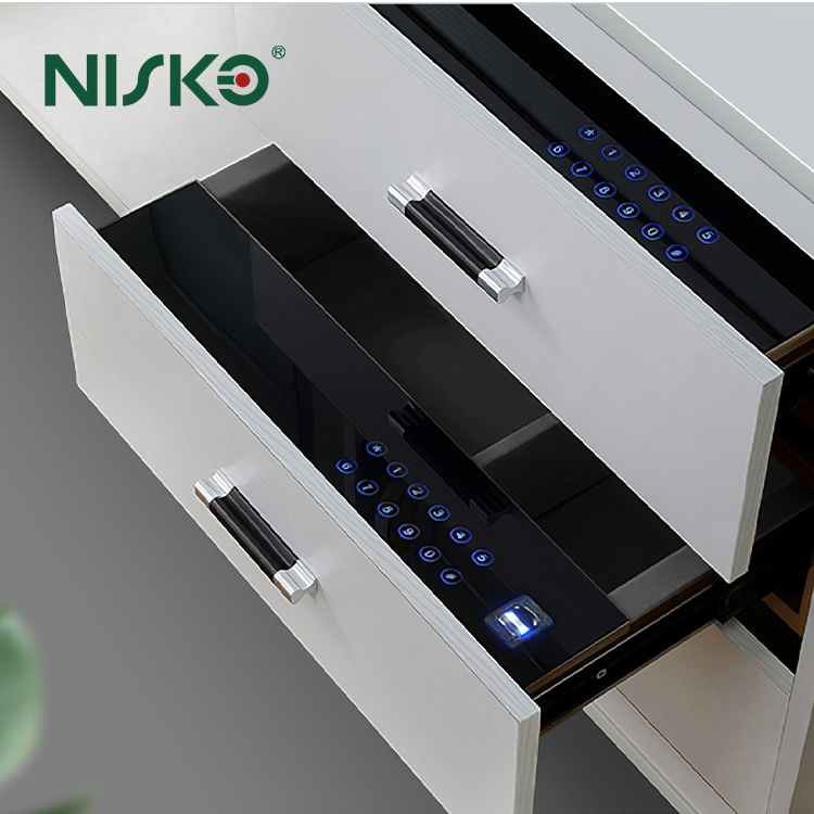 Quality Pull out Safe Box with Fingerprint Lock Drawer in Wardrobe for sale