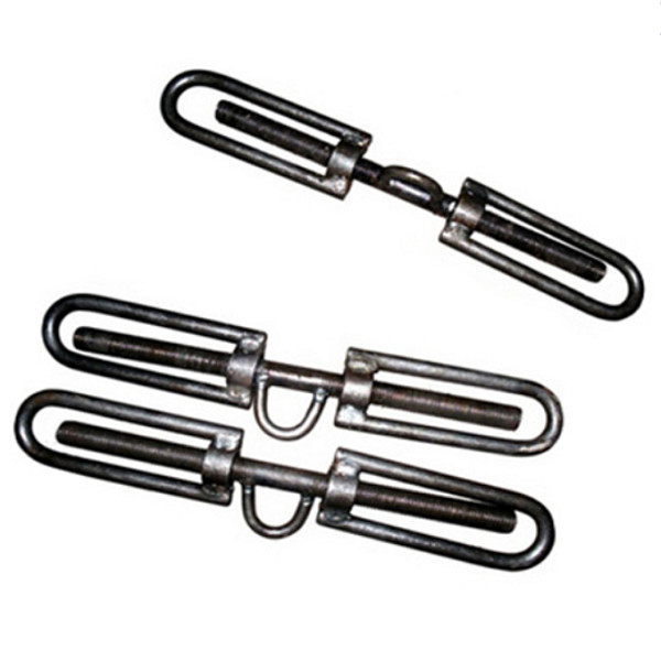 Hot Dip Galvanized Turn Buckle Carbon Steel Hamburger Turnbuckle D - D 13T To 30T