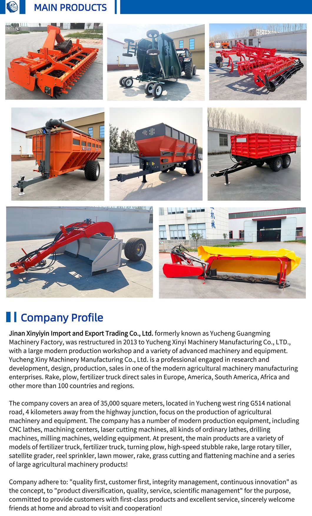 Tractor Link/Organic and Lime Fertilizer Spreader/Manure Spreader