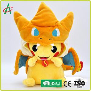 Quality CPSIA Super Soft PP Cotton Filled Pikachu Action Figures for sale