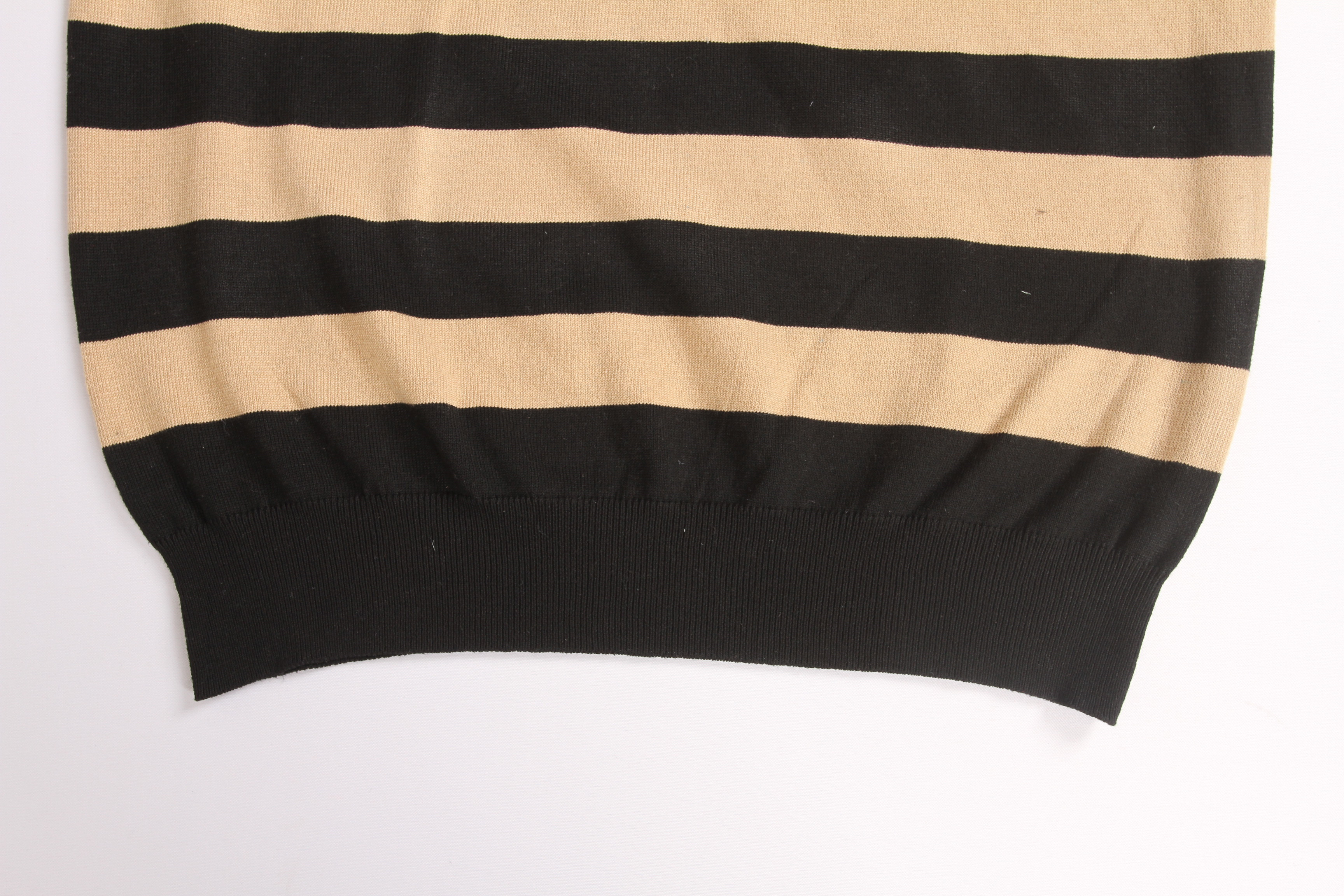 Polyester Womens Striped Long Sleeve Sweater For Autumn