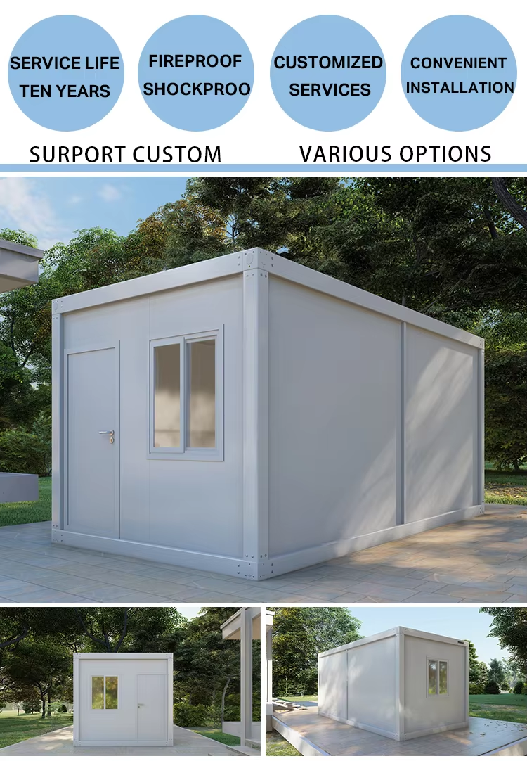 Mobile Multi Person Army Container Double Storey 20ft 40ft Temporary Hotel Container House