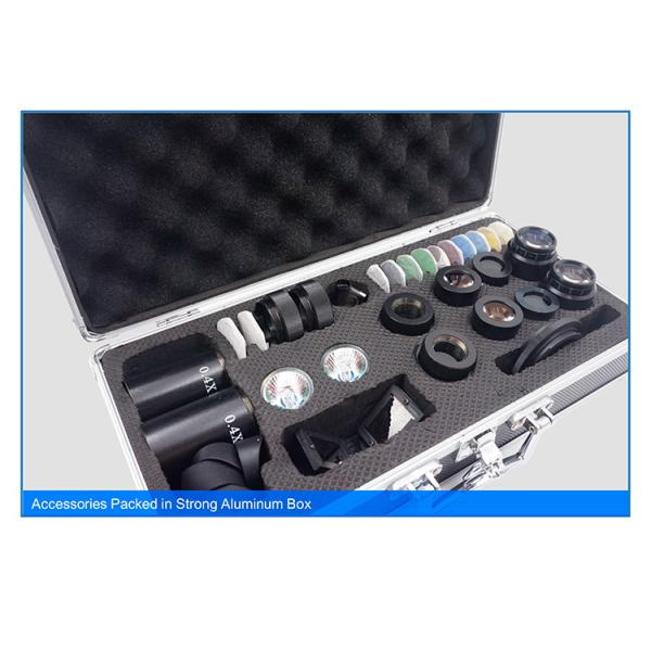 OPTO-EDU 3.2x - 192x Binocular Forensic Comparison Microscope with LED Illumination for Student and School Applications