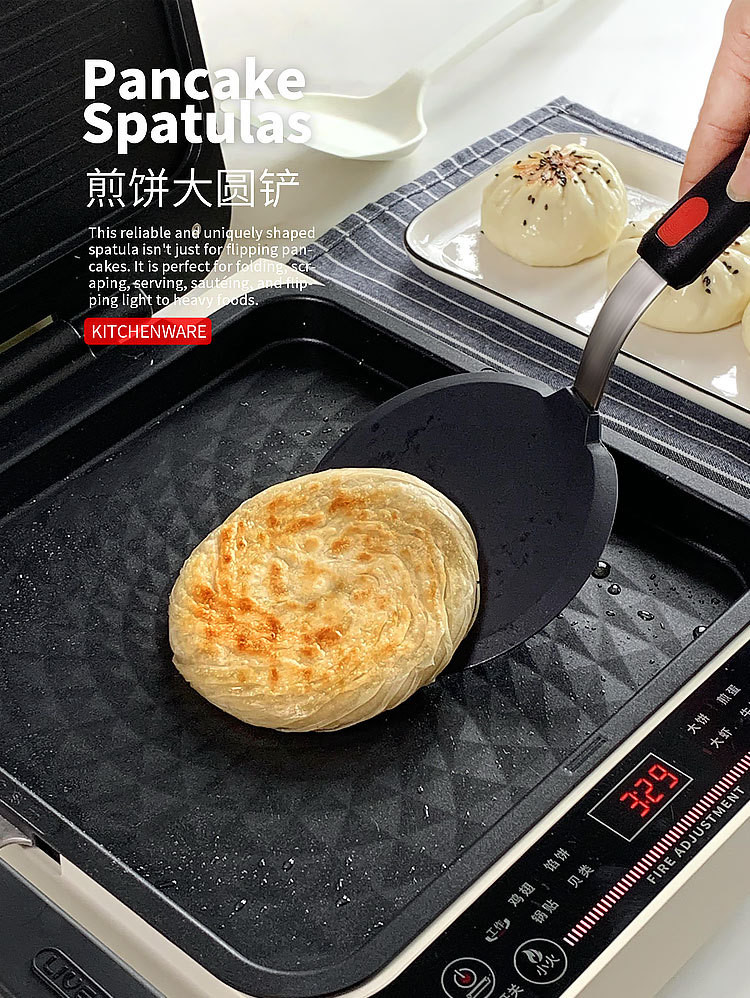 Silicone Spatula Turner Set of 3 Heat Resistant Cooking Spatulas for Nonstick Cookware Large Flexible Kitchen Utensils