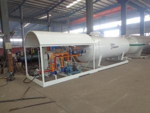 China 5 Tons Propane Storage Tanks , Factory Assembly Station Lpg Storage Tank With Scale on sale