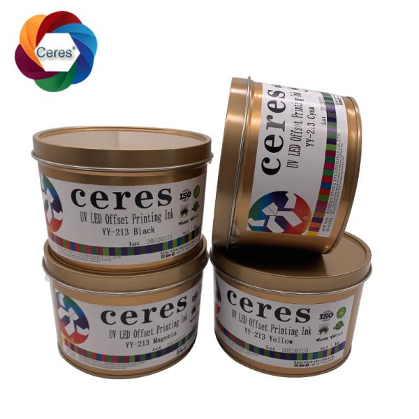 MSDS UV Offset Ink Ceres 1 Kg Can Solvent Based Ink YY-213 Fast Drying