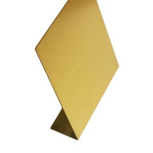 Quality Anodized Metal Desk Name Plate Blank Office Table Name Plate Customized for sale