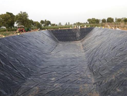 0.75mm HDPE PVC Geomembrane Circular Tanks for Fish Farming in Office Building Design