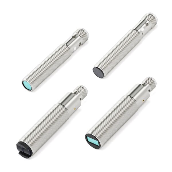 M12 M18 NPN PNP NO NC 200mm 300mm 500mm sensing distance diffuse laser photoelectric sensor for automated production line