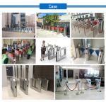 TCP IP Acrylic Panel Stainless Steel Security Turnstile Gate