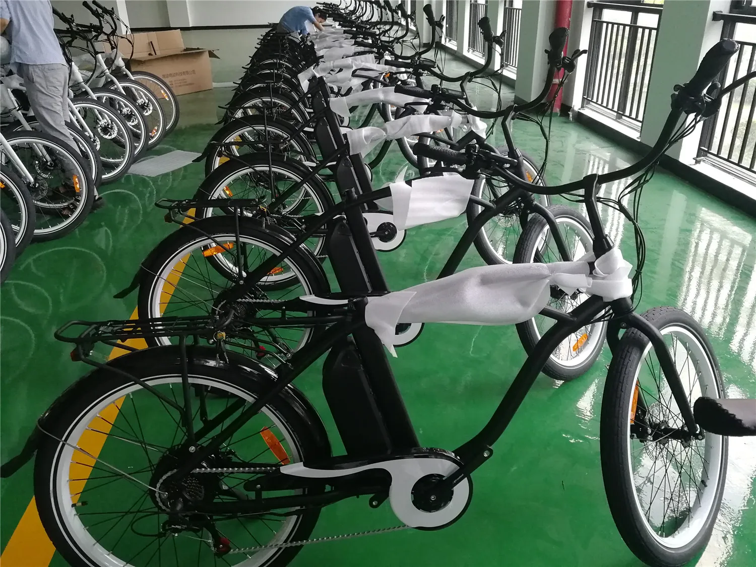 7 speed Beach Cruiser Electric Bike 48V 500W Vintage Electric Bicycle 26 Inch