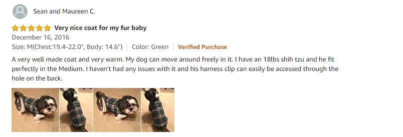Waterproof Windproof Dog Coat Cold Weather Warm Dog Jacket