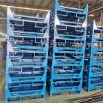 Customized Warehouse Industrial Heavy Duty Durable Metal Box Stack Collapsible