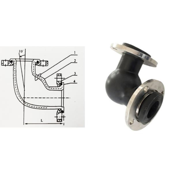 Rubber Elbow 90 Degree Rubber Joint High Elasticity Air Tight Elbow Rubber Expansion Joint