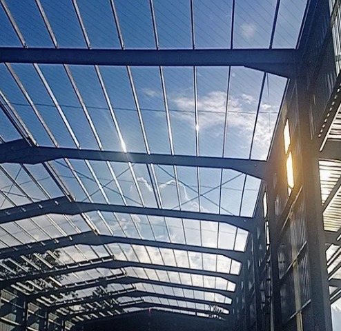 Custom Size Steel Agricultural Buildings Grain Storage Building Complex