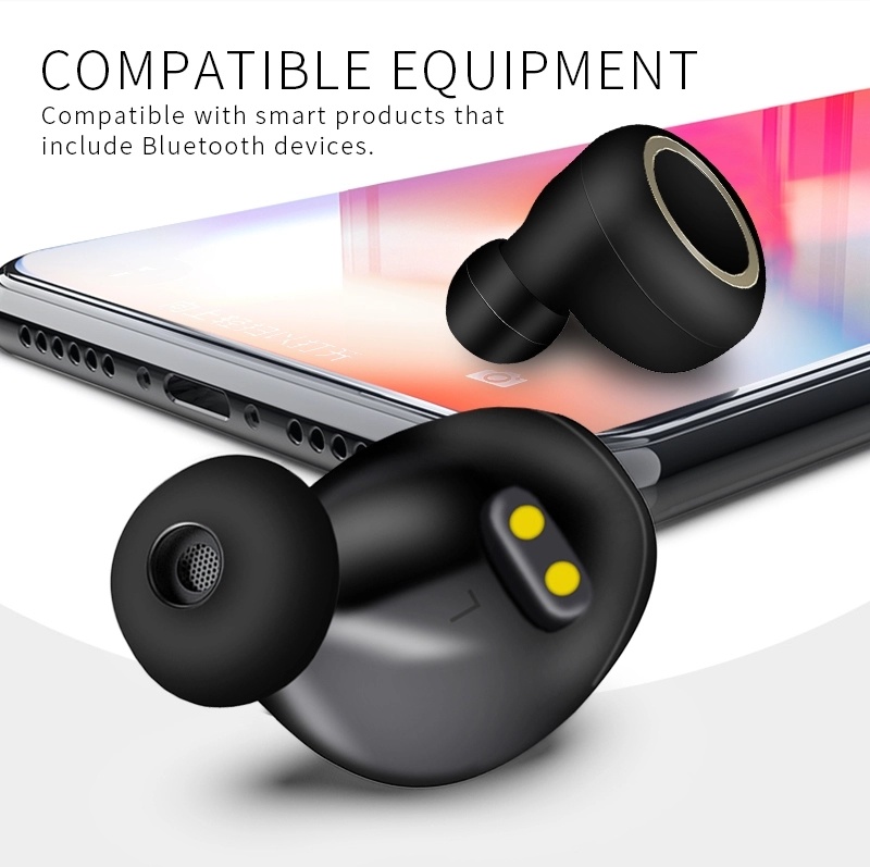 Tws Mini Earphone Earpiece Audifonos Bluetooth Inalambricos Earphone in-Ear Earbuds Casque Bluetooth Skull Candy Headphones