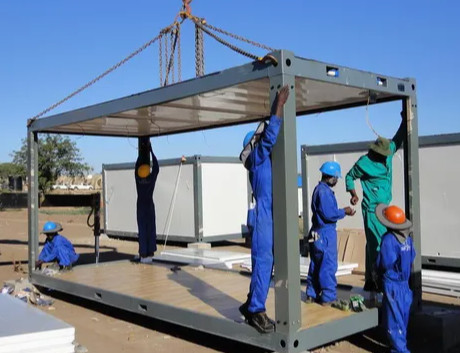 Custom Steel Structure Modular Construction Site Container Q235 Q355