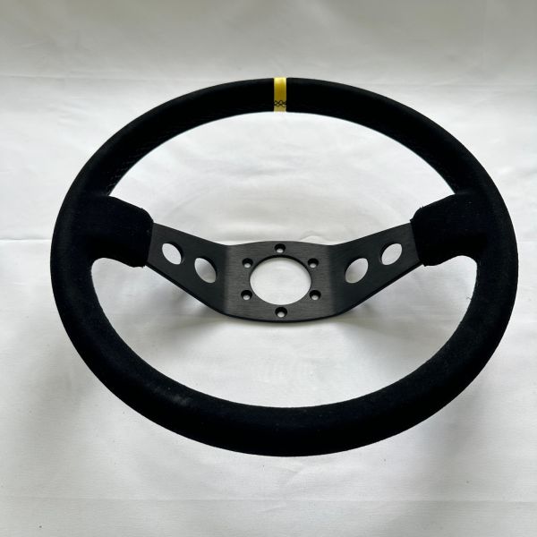 DELUXON 350mm Racing Steering Wheel side profile