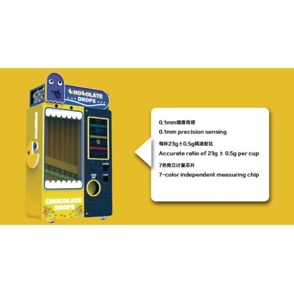 Chocolate Sugar Beans Automatic Candy Dispenser Vending Machine