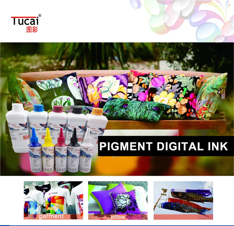 I3200 Printhaed Dye Sublimation Ink Waterbased DTF Textile Pigment Ink Heat Press