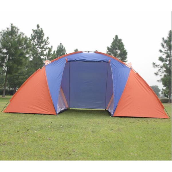 Double Rooms One Hall Extended Dome Camping Tent Backpacking Camping Tent(HT6069)