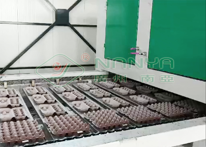 Rotary Egg Tray Forming Machine / Egg Tray Equipment Energy Saving