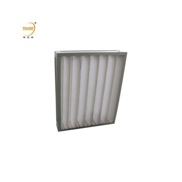 G3 G4 Replacement Panel Pleated Pre Filter AHU With Aluminum Or Galvanized Frame