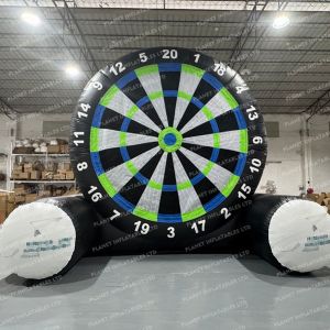 Inflatable Football Shooting Dartboard Game Giant Inflatable Soccer Target Dart