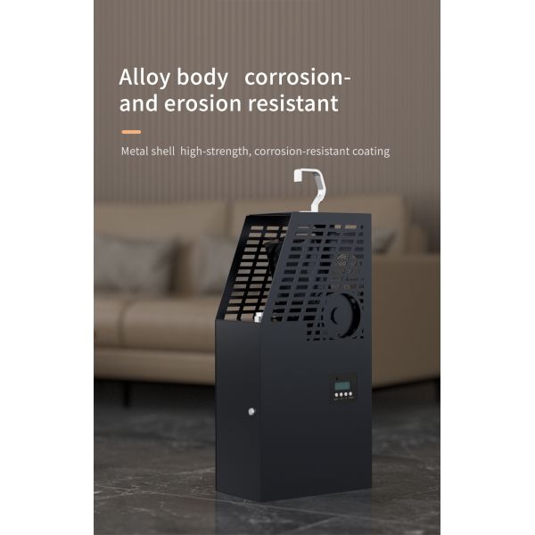 Bluetooth Remote Control Air Diffuser Commercial With Intelligent Display 5000cbm Coverage