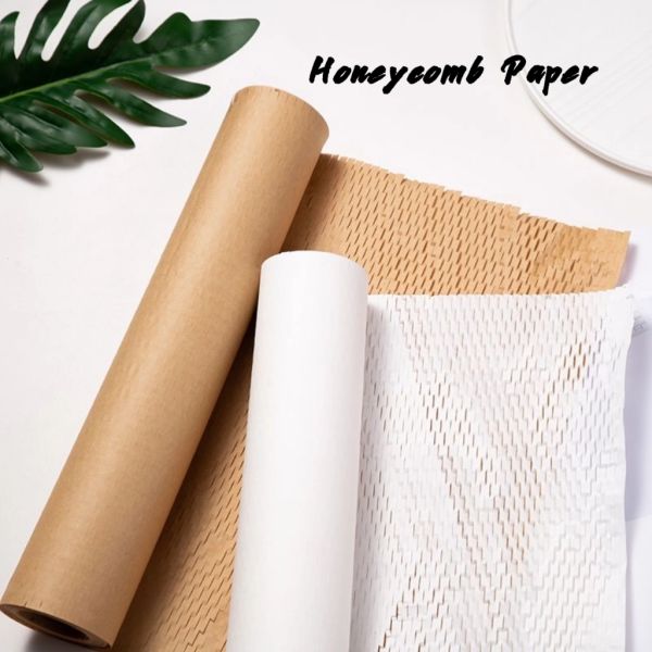 38cm X 50m Paper Honeycomb Sheets 80GSM 100% Recycled Bubble Cushioning Wrap