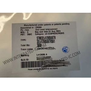 Quality 32UFQFN Microcontroller MCU STM32L412KBU6 Microcontroller IC 80MHz High Performance for sale