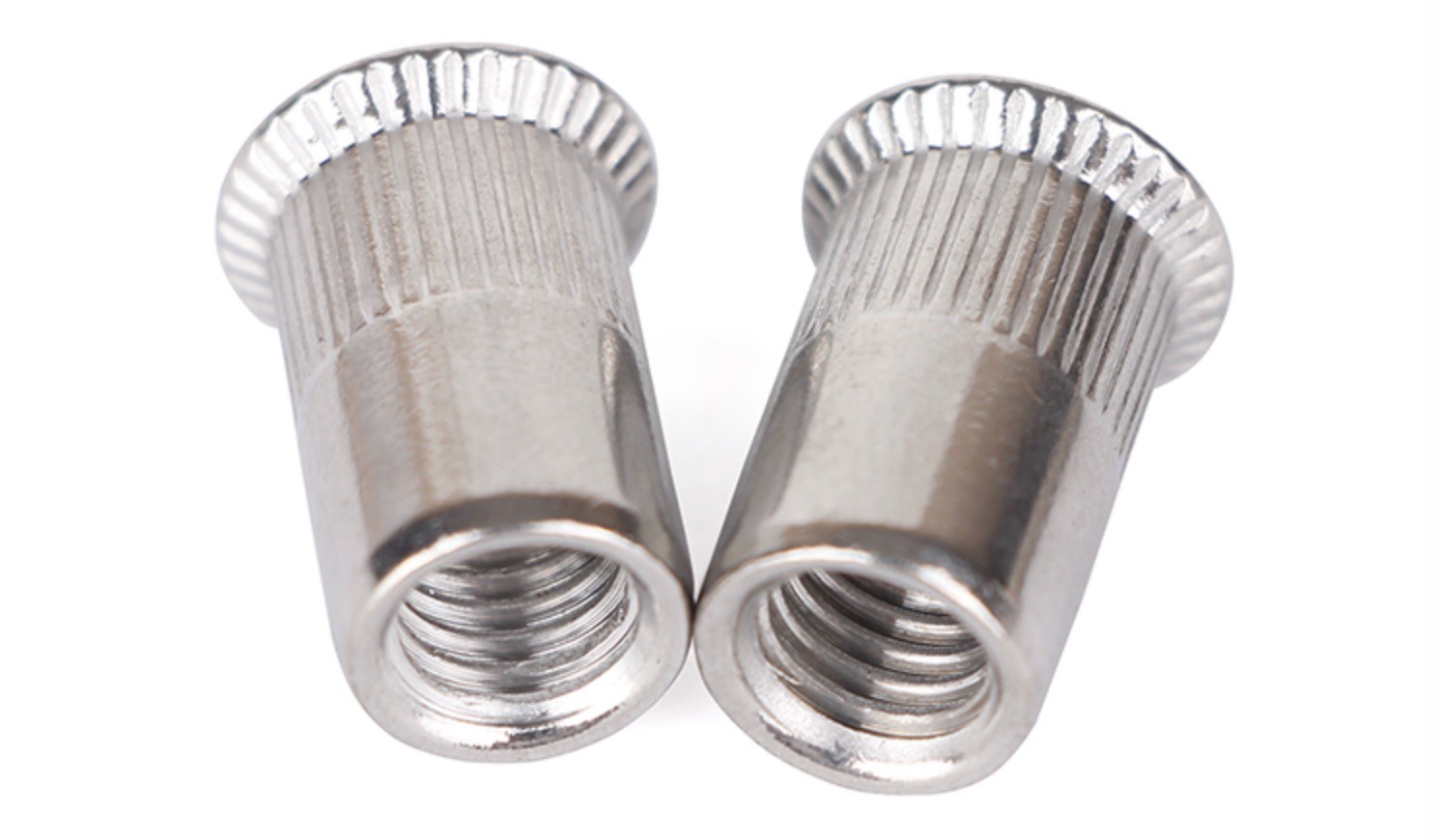Quality SS Countersunk Head Rivet Nuts Vented Flat Head Chemical Resistant for sale