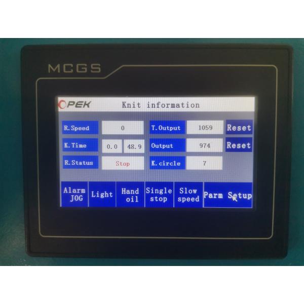 OPEK 366A Multi New Pattern Weaving Works for Rib Hats Knitting Machine