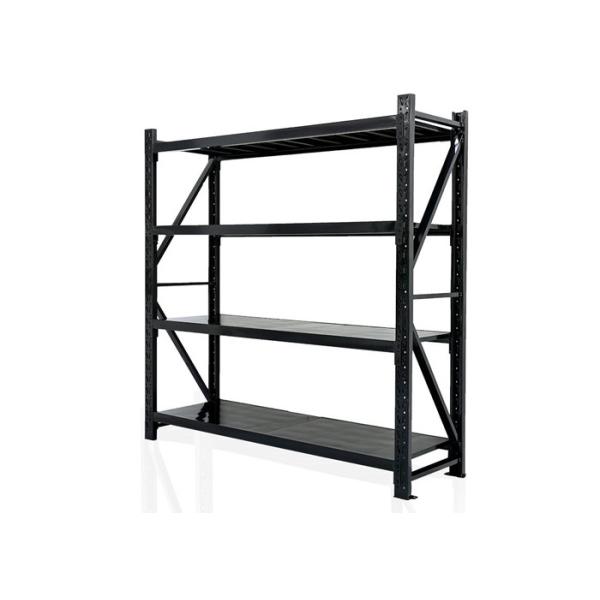 Powder Coated 800kg 4 Tier Heavy Duty Steel Storage Rack For Garage Kitchen