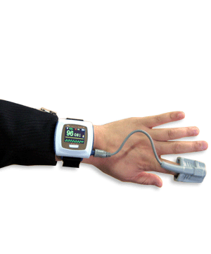 Contec Babies Wrist Fingertip Pulse Oximeter With Alarm SpO2 LED