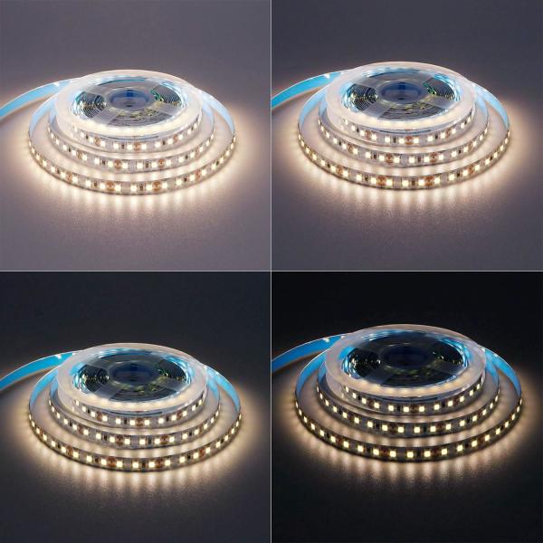 12V Flex LED Strip 4000K Natural White SMD2835 LED 120LEDs/M Cuttable Flexible LED Tape Lights IP20 for Bedroom