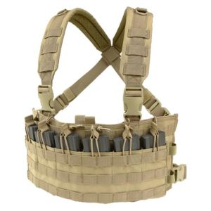 Camouflage Airsoft Cross Tactical Chest Rigs And Vests Customized
