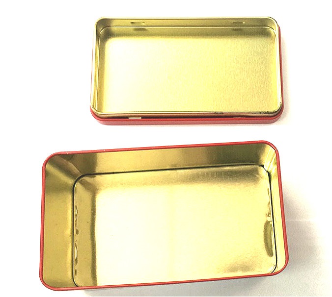 DADI Custom Design Rectangular Tea Tin Box with Embossing Effect Rt5 in Tin Material