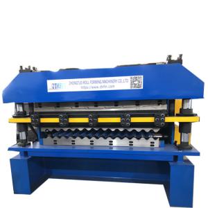 Quality Double Layer Roofing Sheet Machine Energy Efficient For Chile for sale