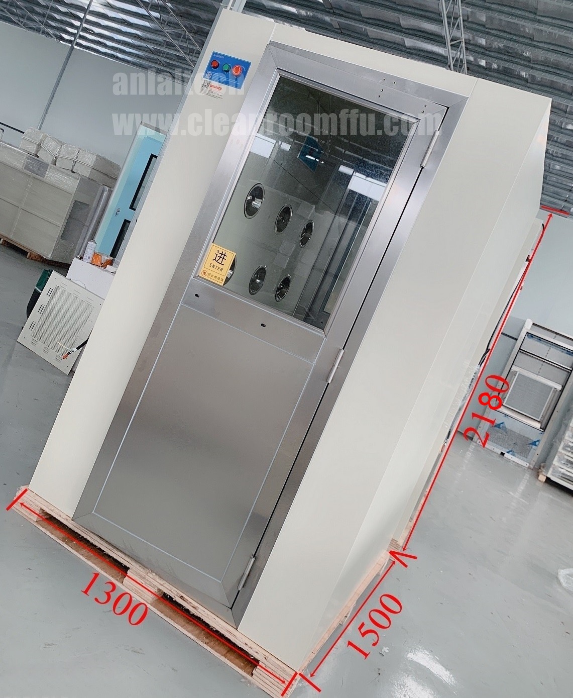 Quality {anlaitech} Personnel Dust Decontamination / Cleanroom / Clean Room Automatic Air Shower for sale