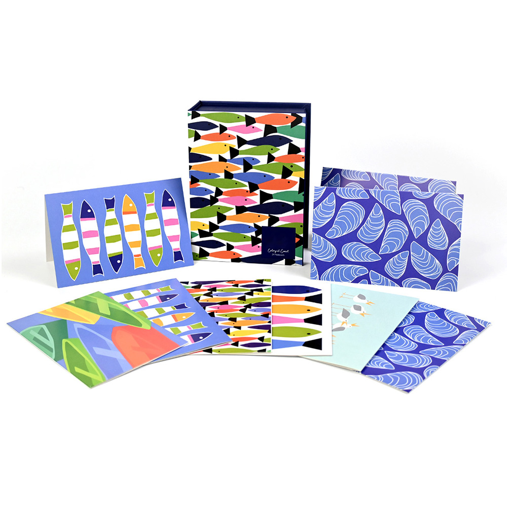 OEM Folded Thank You Card Greeting Cards Printing Servise Custom Design With Envelope