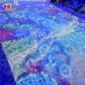 Interactive Wall Projection AR Joyful Beach Game For Indoor Playground