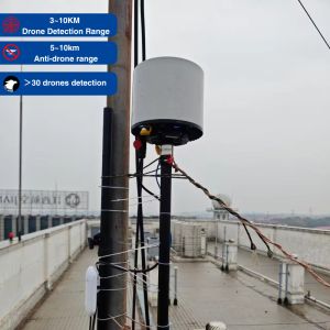 Quality IP66 TDOA Drone Detector Up to 5 km Detection Distance for Pilot Positioning and Passive Black White List Operating for sale