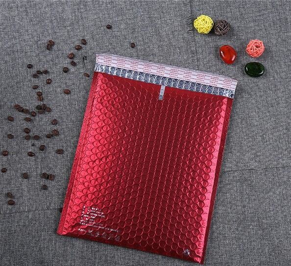 Quality Colored Coex Film Metallic Bubble Mailer Envelope Metallic Padded Bubble Mailers Shipping Envelopes for sale