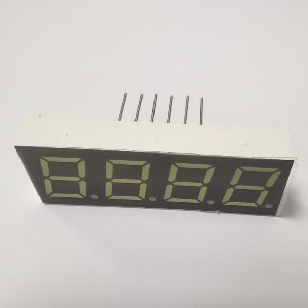 Ultra bright white 4 Digit 7 Segment LED Display 0.39inch Common Anode for instrument panel