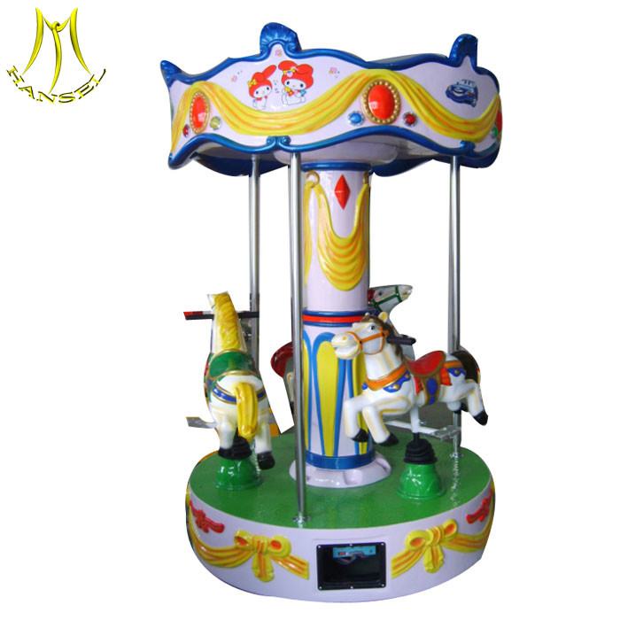 Quality Hansel electric indoor coin operated carousel horses sale kiddie rides for sale